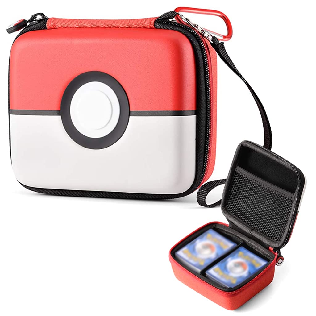 PATPAT Poke-mon Binder, Poke-mon Cards Album for 200 Poke-mon Cards Cartoon Prints Zipper Bag Trading Card Binder Trading Cards Holder Organizer Bag Game Cards Case Xmas Gifts for Kids Boys Girls Red PATPAT Poke-mon Binder, Poke-mon Cards Album for 200 Poke-mon Cards Cartoon Prints Zipper Bag Trading Card Binder Trading Cards Holder Organizer Bag Game Cards Case Xmas Gifts for Kids Boys Girls Red